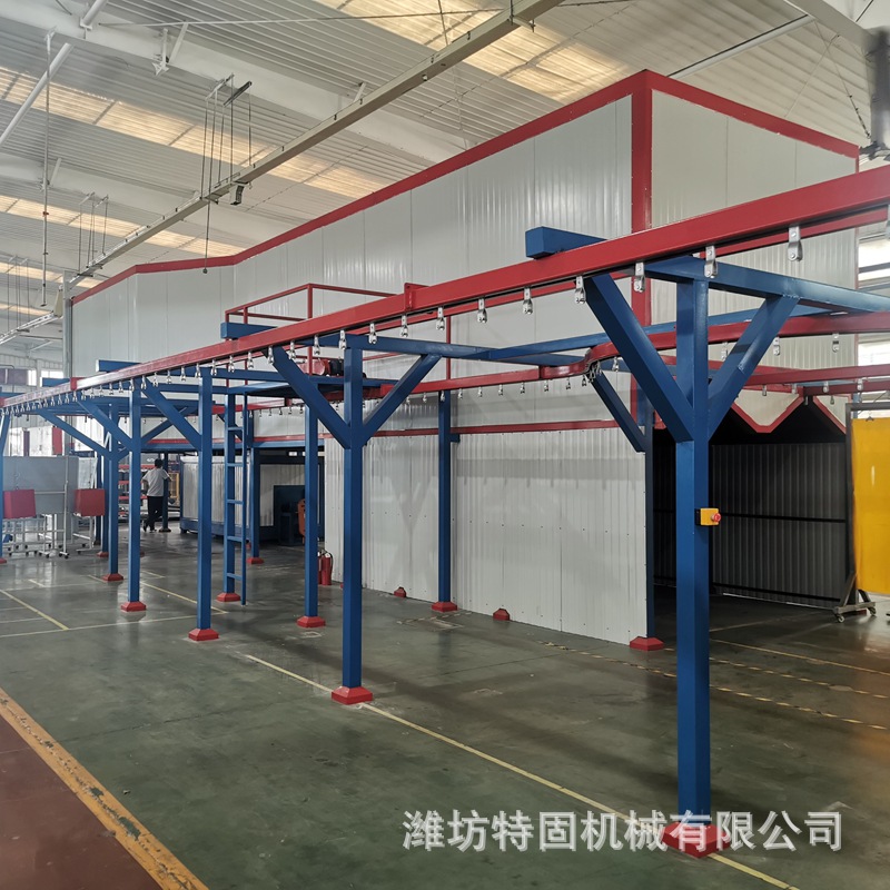 Spraying line Hanging electrostatic coating line Automatic spraying paint powder spraying equipment