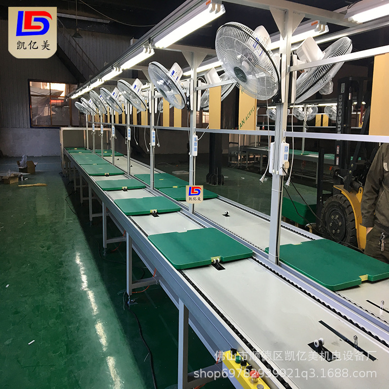 Customized Double-Speed Chain Assembly Line for New Energy Battery Assembly, Circular Assembly Line for Electrical Module Assembly