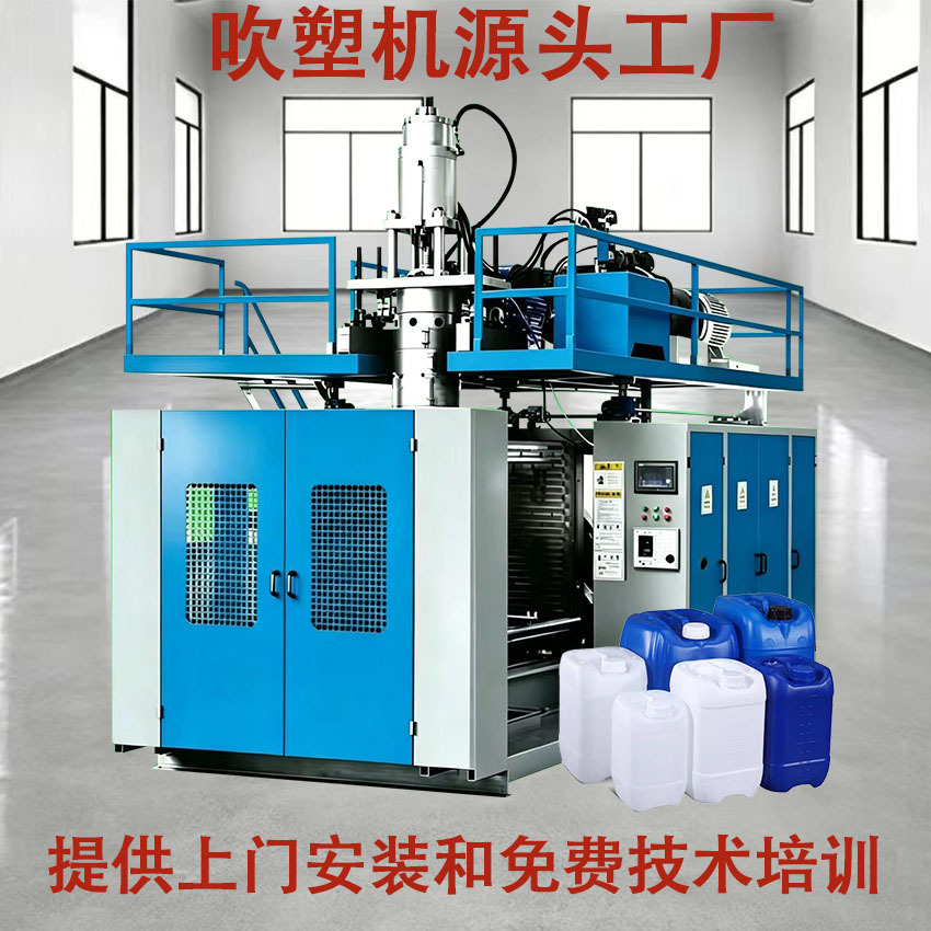 Source fabrik produces 30-liter chemical drum hollow blow molding qurğu, PE corrosion-resistant…
