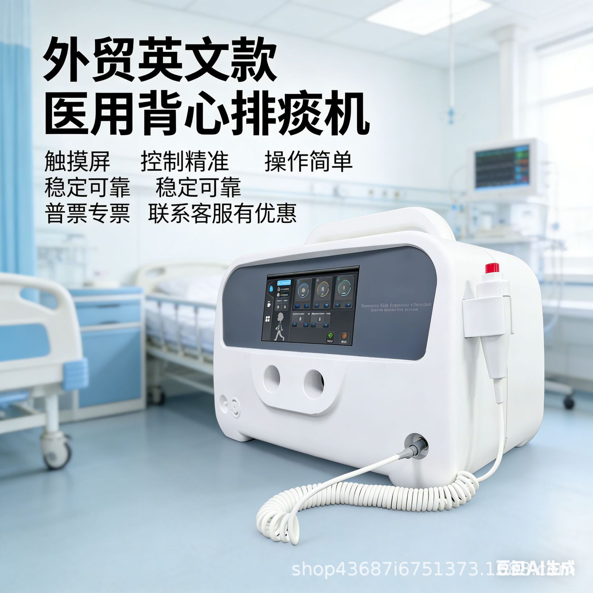 Medical Vibrating Phlegm Removal qurğu, Vest-növ, ilə English Operating Interface, Foreign Trade model, Hospital Phlegm Removal Device, Rehabilitation Care avadanlıq