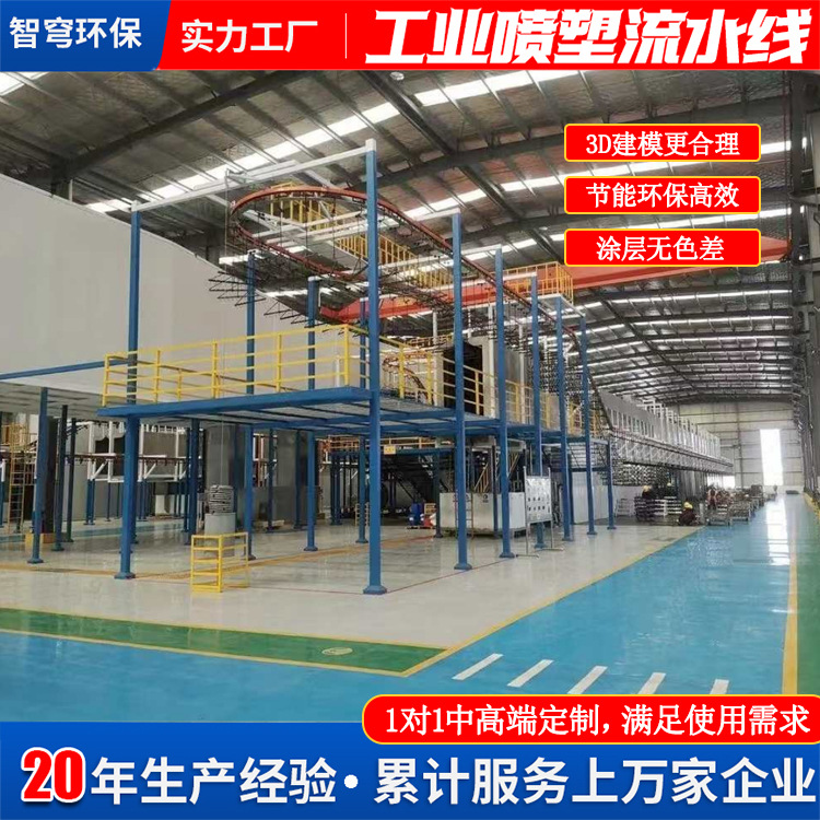fərdi Spray-Painted Assembly Line pudra Recycling qurğu High-Temperature Paint Room Automatic Spraying istehsal xətti Painting Assembly Line