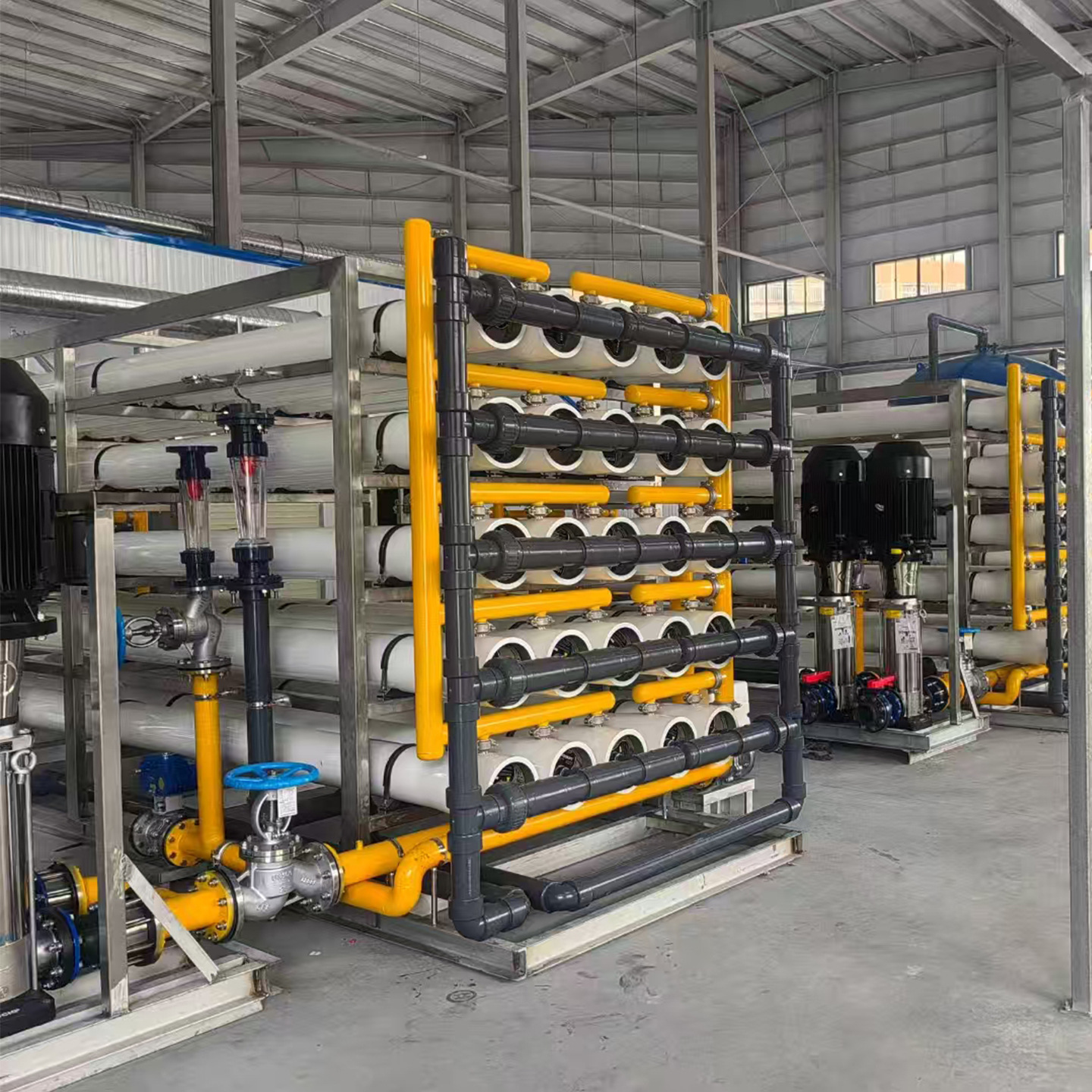 0.5-100 t sənaye bipolar reverse osmosis pure water production avadanlıq böyük water purifier ultra pure su təmizləmə avadanlığı system