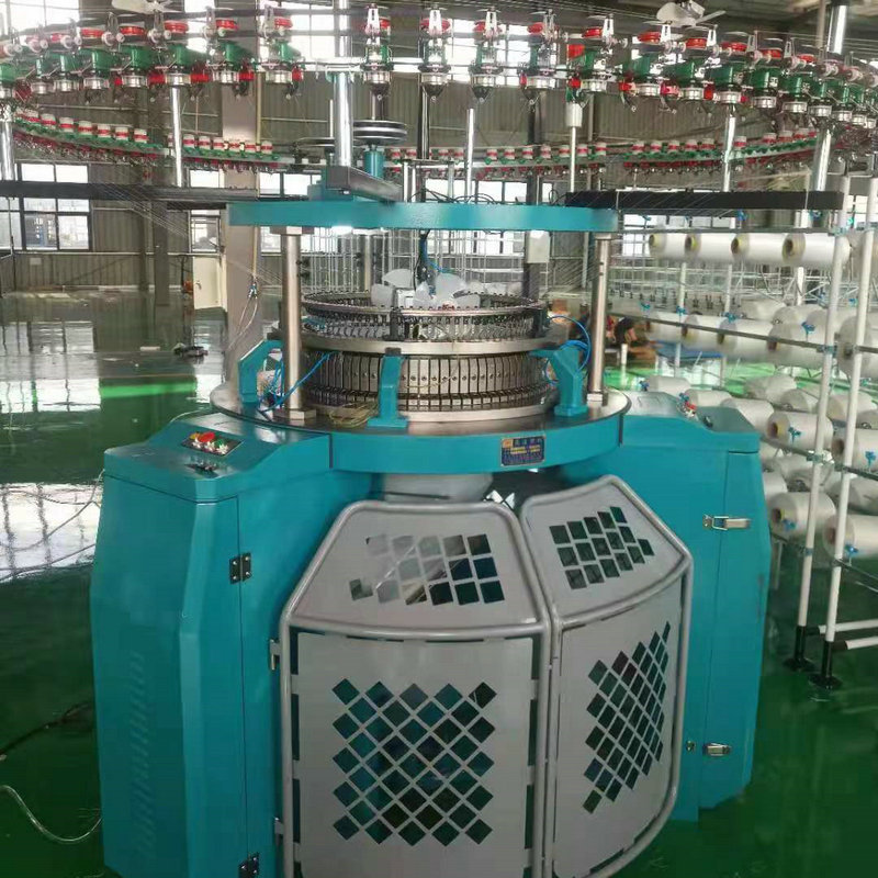 Manufacturers supply high-speed single-sided circular knitting machine Zhoushan knitting machine single-sided circular knitting machine Jersey knitting machine