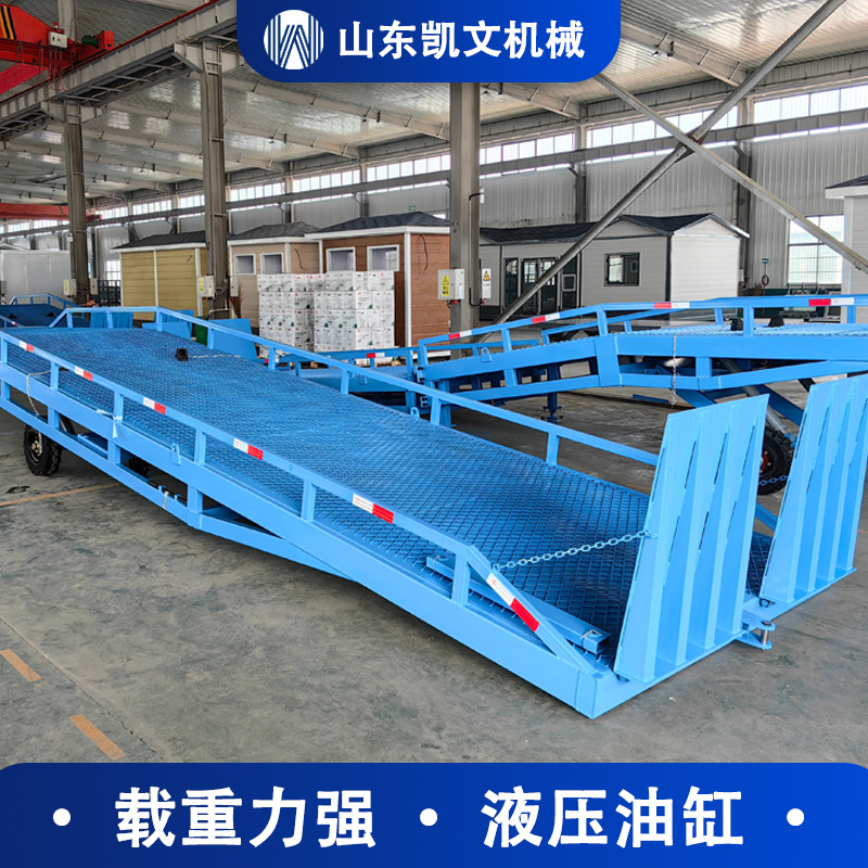 Warehouse forklift Container Ramp Loading Platform Storage Logistics Loading və Unloading Manual Hydraulic Mobile Loading Bridge