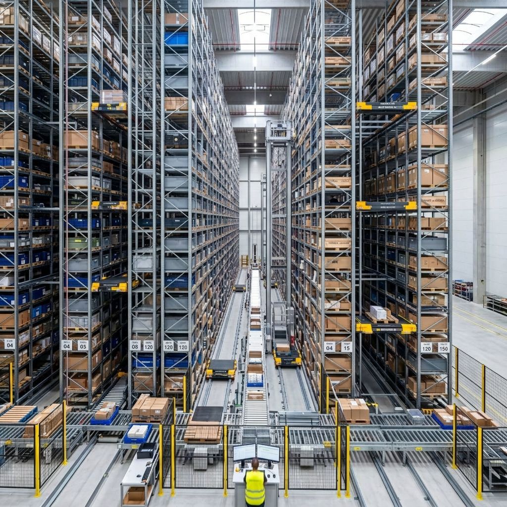 Dörd istiqamətli şatl vasitəsi ilə avtomatlaşdırılmış robotlaşdırılmış anbar rəfi WMS sistemi AGV…