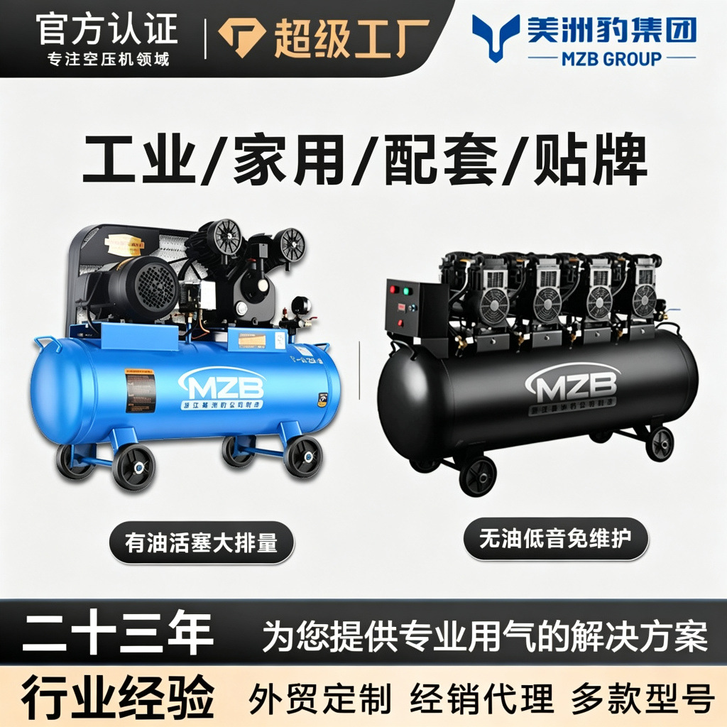 hava kompressoru Static Bass Oil-Free böyük sənaye Auto Maintenance Woodworking Spray Paint 220V ixrac hava kompressoru Air Pump