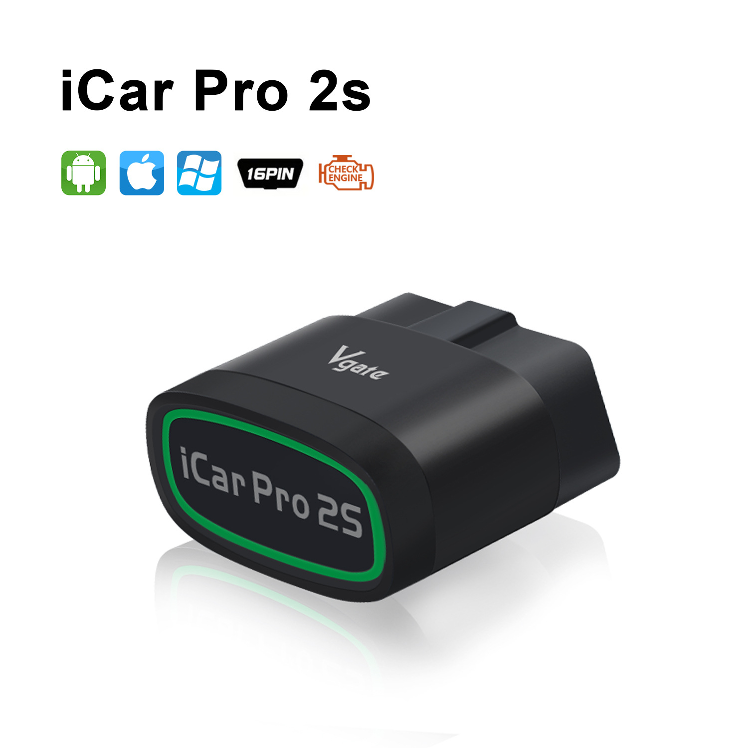 Vgate iCar Pro 2S Bluetooth iOS/Android/Windows avtomobil diaqnostika cihazı